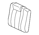 7107706130B0 - Body: 1999-2001 Toyota Solara - Seat Back Cover for Toyota: Solara Image