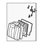 7148006080A0 - Body: Seat Back Assembly for Toyota: Solara Image