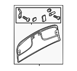 4G8867769E25M - Body: Tonneau Cover for Audi: A7 Quattro, RS7, S7 Image