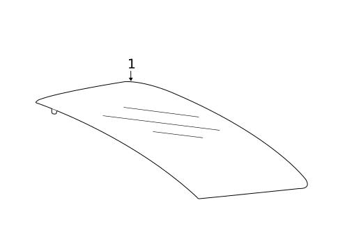 Glass & Hardware - Back for 2021 Volkswagen Jetta #0