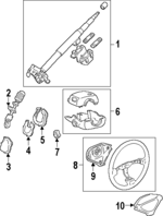 BR7060220 - : Column Cover for Mazda: 323, Protege Image