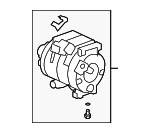 38810R70A01 - HVAC: Compressor for Honda: Accord, Accord Crosstour, Crosstour Image
