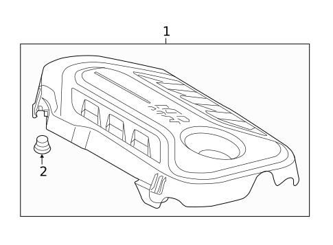 Engine Appearance Cover for 2020 Kia Sportage #0
