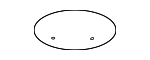 1J6616Y0000 - Electrical: Outlet Duct Seal for Honda Image