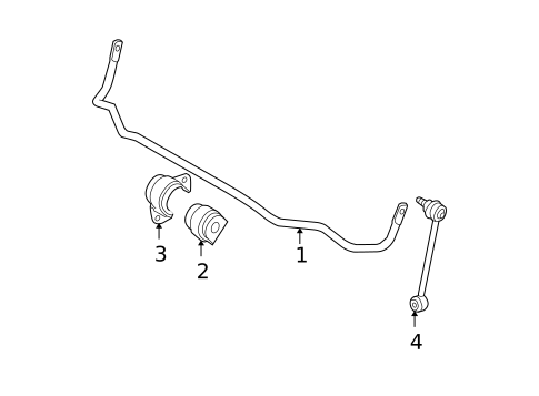 Stabilizer Bar & Components for 2009 BMW 335i xDrive #1