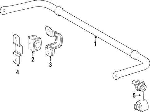 Stabilizer Bar & Components for 2024 Toyota bZ4X #0