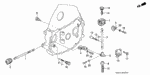 24311PL3020 - Transmission - Manual: ROD, SHIFT for Honda Image