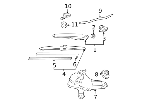 Wipers for 2006 Toyota RAV4 #1