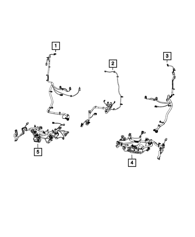 68361120AC - : Seat Wiring for Mopar Image