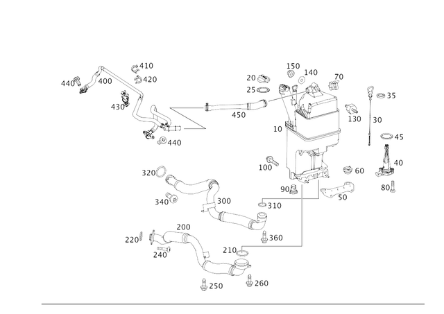 1781800300 - : Oil Reservoir for Mercedes-Benz Image