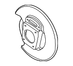 18041758 - Brakes: Support Plate for Oldsmobile: Alero | Pontiac: Grand Am Image