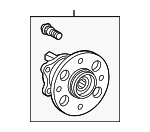 4245052061 - Brakes: Hub &amp; Bearing for Scion: iQ | Toyota: Prius C, Yaris Image