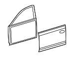 6700206100 - Body: Door Shell for Toyota Image image