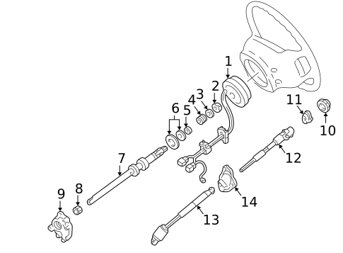 Shaft & Internal Components for 2001 Ford Explorer Sport Trac #1
