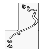 12728157 - Engine: Water Feed Tube for Chevrolet: Silverado 2500 HD, Silverado 3500 HD | GMC: Sierra 2500 HD, Sierra 3500 HD Image
