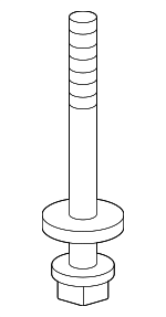 90119A0450 - Suspension: Suspension Cross-member Mount Bolt for Toyota Image