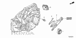22821RF8000 - Transmission - Manual: FORK, CLUTCH RELEASE for Honda Image