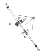 6504618 - All Wheel Drive; Differential and Drive Line: Hex Head Bolt And Washer for Mopar Image