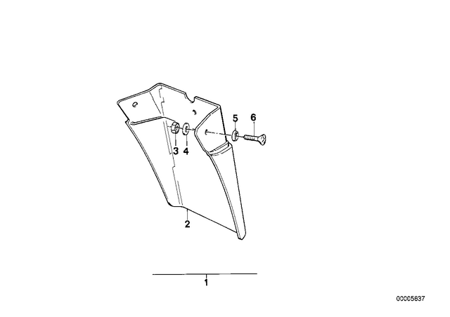 7119936439 - Frame and Mounting Parts: Washer - 5.3-140 Hv-zns for BMW-Motorrad Image