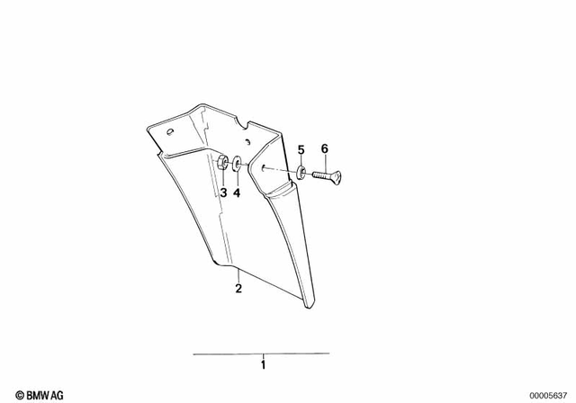 7119936439 - Frame and Mounting Parts: Washer - 5.3-140 Hv-zns for BMW-Motorrad Image