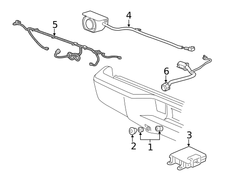 Parking Aid for 2011 Chevrolet Silverado 3500 HD #1