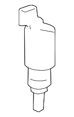 15140461 - Body: Washer Pump for Buick: LaCrosse, Lucerne | Cadillac: DTS | Chevrolet: Impala, Impala Limited, Monte Carlo | Pontiac: Grand Prix Image