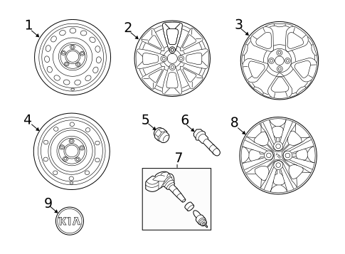 Wheels for 2017 Kia Rio #0