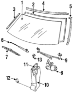 E9JY7603100A - Body: Windshield for Ford Image