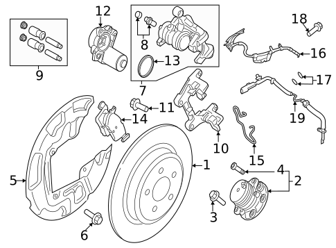 Hoses & Pipes for 2017 Ford Edge #1