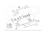 2036900162 - Covering and Lining: Strip for Mercedes-Benz Image