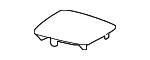 25382003008R23 - Body: Instrument Panel Cover for Mercedes-Benz Image