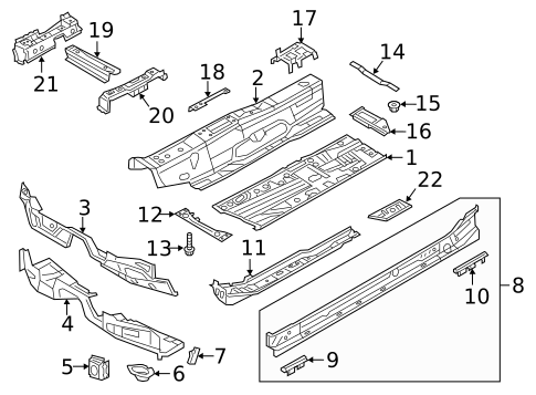 Floor for 2015 Volkswagen Golf #1