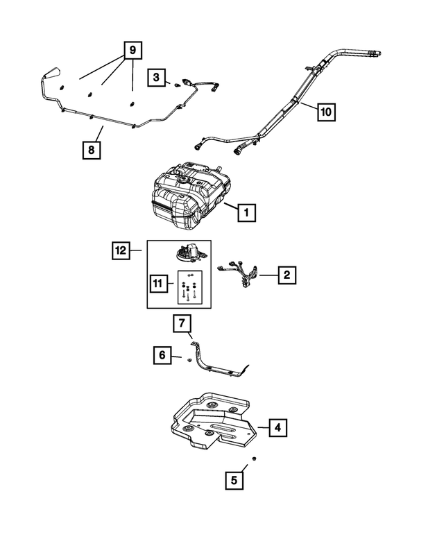 52029974AE - : Diesel Exhaust Fluid Tank for Mopar Image