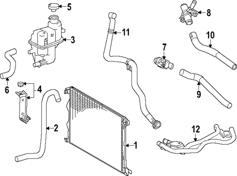 Intercooler for 2024 Lexus RX500h #1