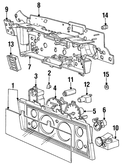 Instruments & Gauges for 1988 Dodge Caravan #1