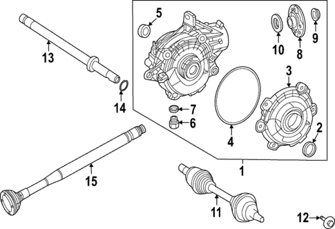 Carrier & Front Axles for 2022 Mercedes-Benz SL 55 AMG&reg; #0
