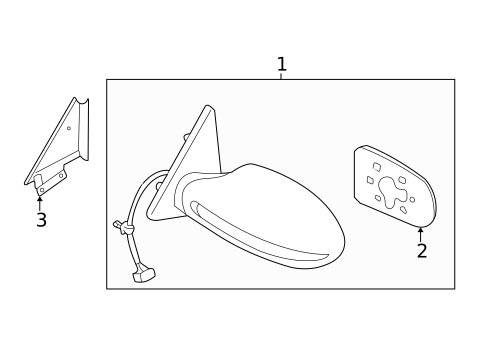 Outside Mirrors for 2005 Nissan Maxima #0