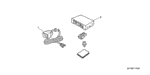 8A212D110001 - Accessory Components: CAMERA, RR. COLOR for Honda Image