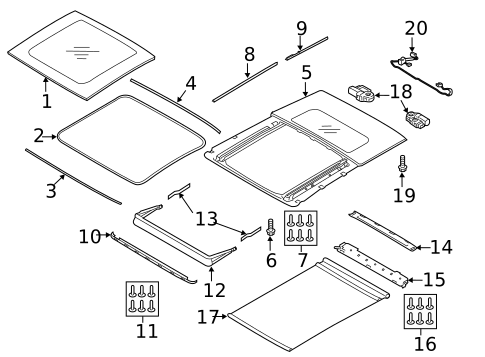 Sunroof for 2019 Land Rover Range Rover Velar #0