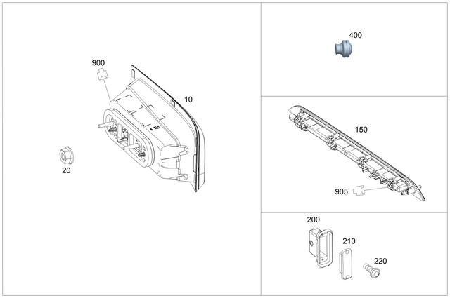 4639064101 - Electrical System: Marker Lamp for Mercedes-Benz Image image