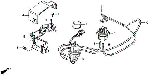 EGR Control Device for 1997 Acura CL #0