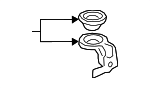 17119F0010 - Engine: Air Cleaner Assembly Bracket for Toyota Image