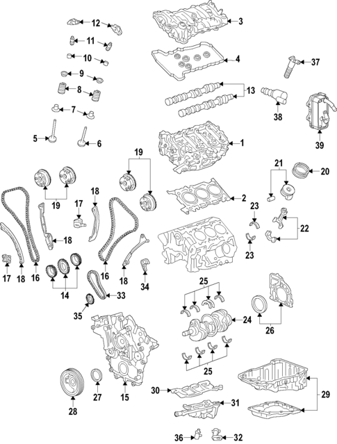 Oil Cooler for 2021 Cadillac CT5 #0