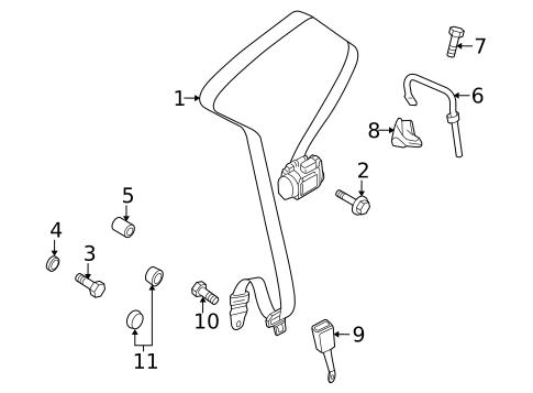 Hardware, Fasteners & Fittings for 2006 Porsche Cayman #0