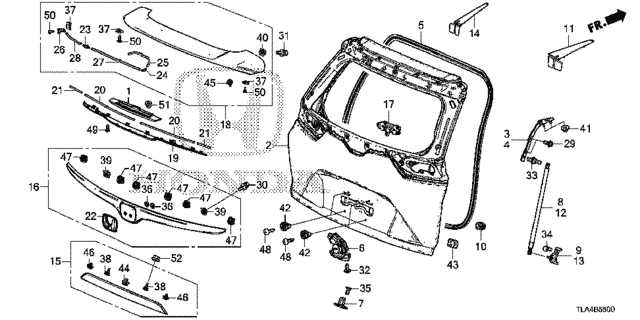 Tailgate for 2018 Honda CR-V #0
