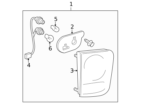 Tail Lamps for 2006 Toyota Sequoia #0