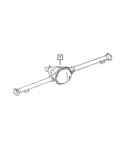 Rear Axle for 2005 Dodge Durango #0