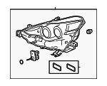 8114553751 - : Headlamp Assembly for Lexus Image