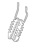727500C010 - Body: Lumbar Adjuster for Toyota Image
