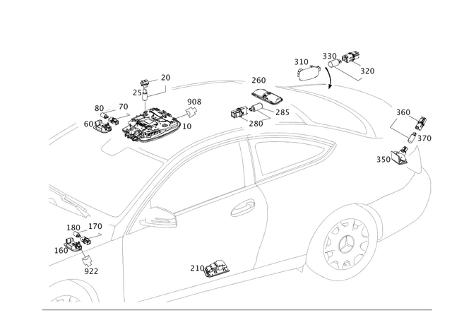 25407681 - Electrical System: Coupling, Mechanical for Mercedes-Benz Image image